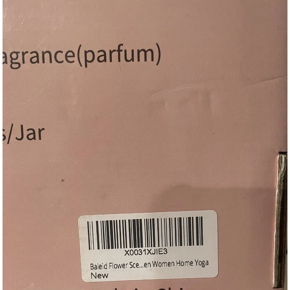 Baleid Flower Scented Candles Gift Set of 12 Pack Bulk Natural Soy Wax 4 OZ
